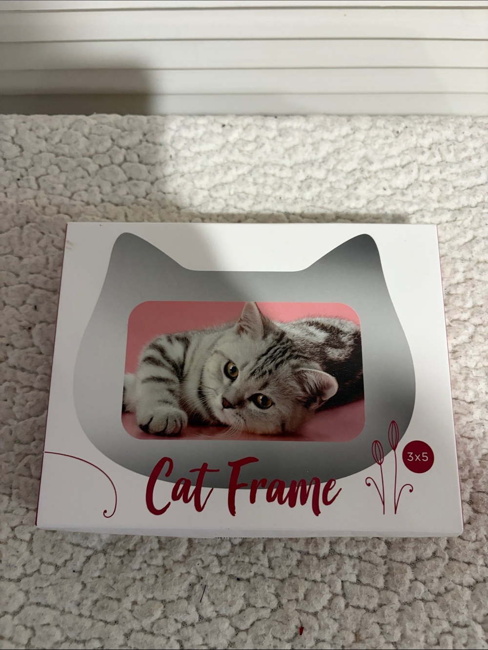 Cat Shaped Picture Frame